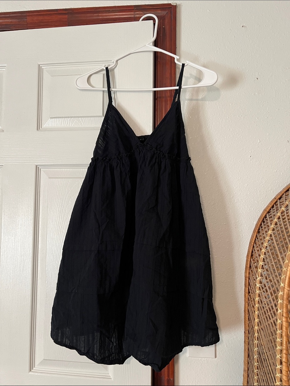 wild fable Black Spaghetti-Strap Sundress